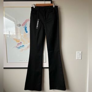 NWT Blank NYC skinny flare black pants size 28